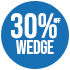 30% Off! Wilson Wedges