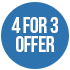 4 FOR 3 Golf Balls Offers
