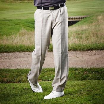 Stromberg 4492 – Beige and White POW Check Trouser – Beige/White – 32/29