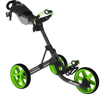 ClicGear Cart Golf Trolley 3.5+ Charcoal/Lime