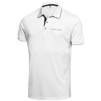 white mens golf shirts