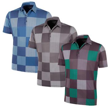 checkered golf shirt