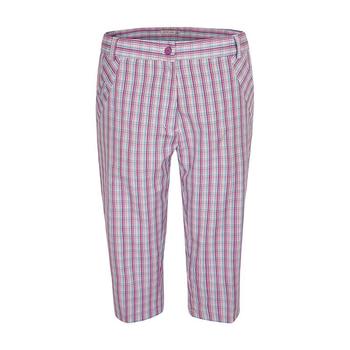 Green Lamb Tanya Patterned Pedal Pushers – Violet/Check (A3)