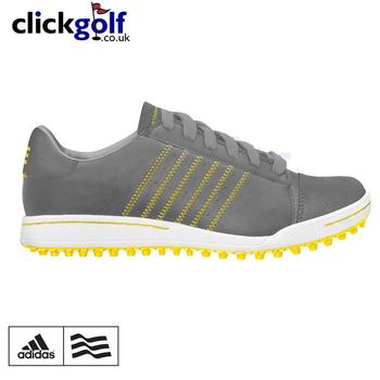 Adidas Junior Adicross Golf Shoes Iron/White/Sun
