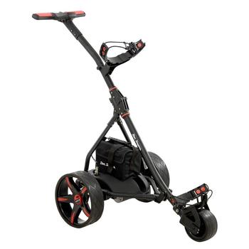 Ben Sayers Electric Golf Trolley Extended Lead Acid - Black/Red
