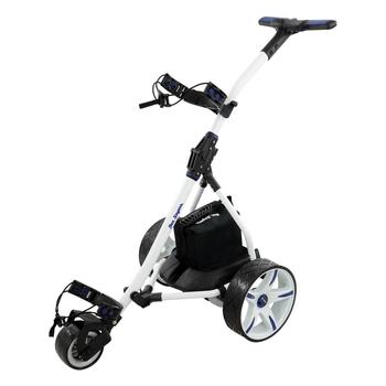 Ben Sayers Electric Golf Trolley Extended Lead Acid - White/Blue