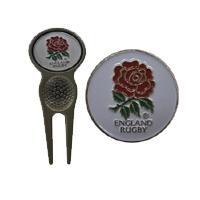 Buy England Rugby Golf Pitchfork and Ball Marker Pack at www.golfgeardirect.co.uk