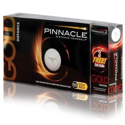 Pinnacle Gold Distance 15 Golf Balls