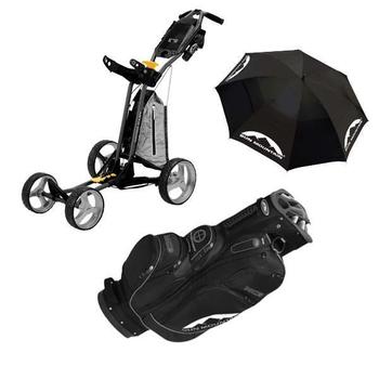 Sun Mountain Micro Cart + Bag + Umbrella Package