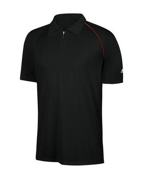 Adidas Climacool 3-Stripe Zip Polo SALE