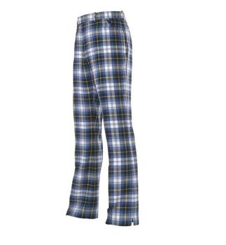 Ian Poulter Design Signature Tartan Bootleg Trousers Cobalt