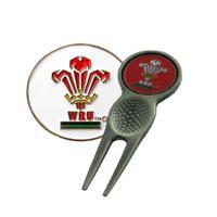 Buy Welsh Rugby Golf Pitchfork and Ball Marker Pack at www.golfgeardirect.co.uk
