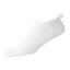  Footjoy ProDry Lightweight Pom Pom Ladies Golf Socks - White/White - thumbnail image 2