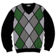 Lyle & Scott Club Eagle Diamond Cotton Fairway Sweater 