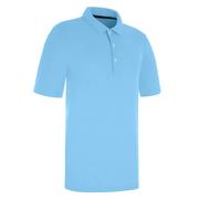 ProQuip Pro-Tech Solid Golf Polo Shirt - Azure Blue
