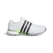 adidas Tour360 24 Boost Golf Shoes - White/Black/Green