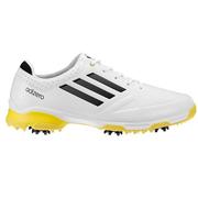 Adidas adiZero 6 Spike Golf Shoes White/Yellow