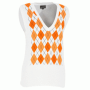 Galvin Green Caprice Womens Golf Slipover White/Flame