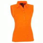 Galvin Green Maya Ladies Sleeveless Golf Shirt in Flame