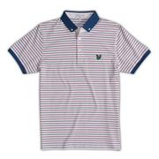 Lyle & Scott Mens Stripe Polo Shirt SALE