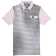 Lyle & Scott Club Fine Stripe Pink Sorbet 2012