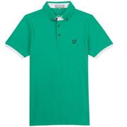 Lyle & Scott Club Tipped Polo Shirt Parrot Green 2012 at Golfgeardirect.co.uk