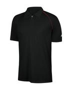 Adidas Boys Climacool 3 Stripe Zip Golf Polo Shirt 