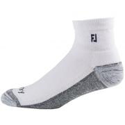 FootJoy ProDry Extreme Quarter Mens Golf Socks - White