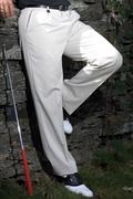 Stromberg Easy Care Lightweight Trousers Ecru 