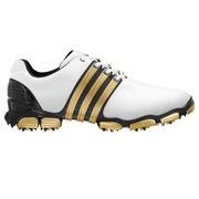 Adidas Tour 360 4.0 Golf Shoes White/Black/Gold