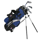 U.S. Kids Blue Starter Stand Bag Set 6-8
