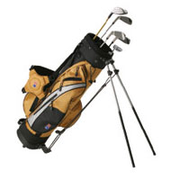 U.S. Kids Gold Starter Stand Bag Set 12-14