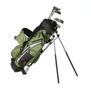 U.S. Kids Green Starter Stand Bag Set 9-11