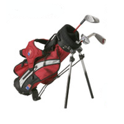 U.S. Kids Red Starter Stand Bag Set 3-5