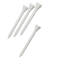 White Long Wooden Tees