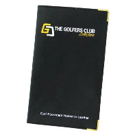 Golfers Club Leather Scorecard Holder