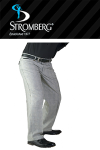 Stromberg La Quinta Grey/Black Prince Of  Wales check Trousers