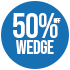 50% Off! Cleveland Wedge with Package Sets