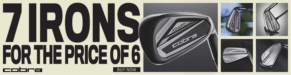 Cobra 7 Irons for Price of 6