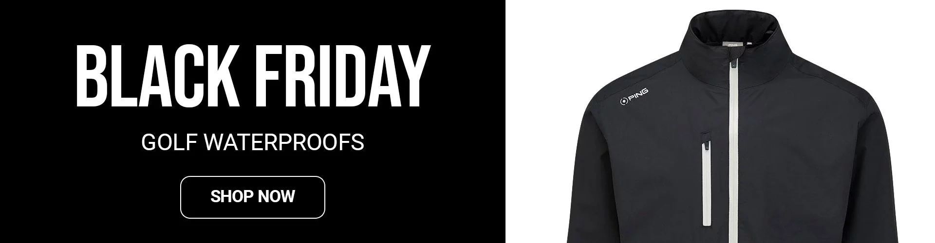 Black Friday Golf Shoes Banner