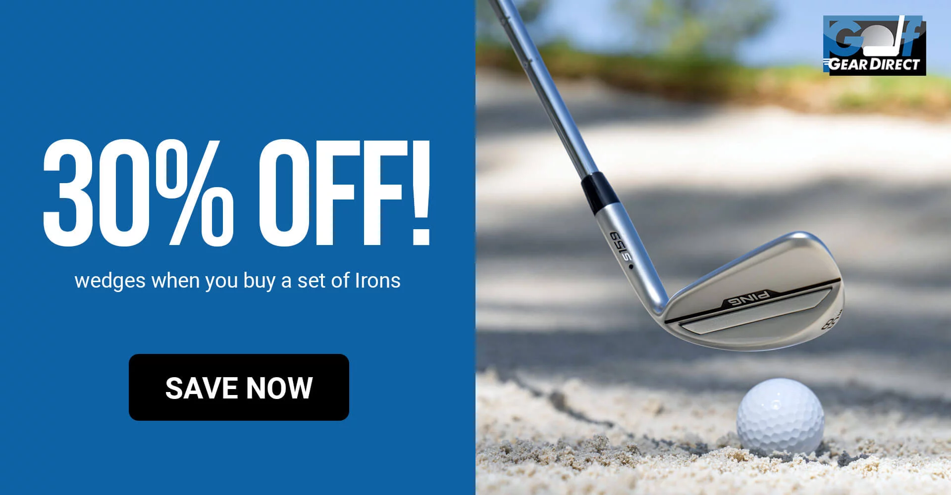 30% Off Ping Wedges Banner