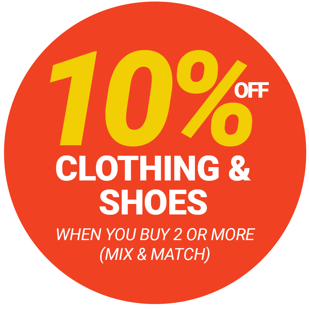 Summer Sale: 10% Off Clothing & Shoes