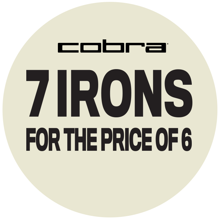Cobra: Free Iron when you Purchase 6 or more Irons