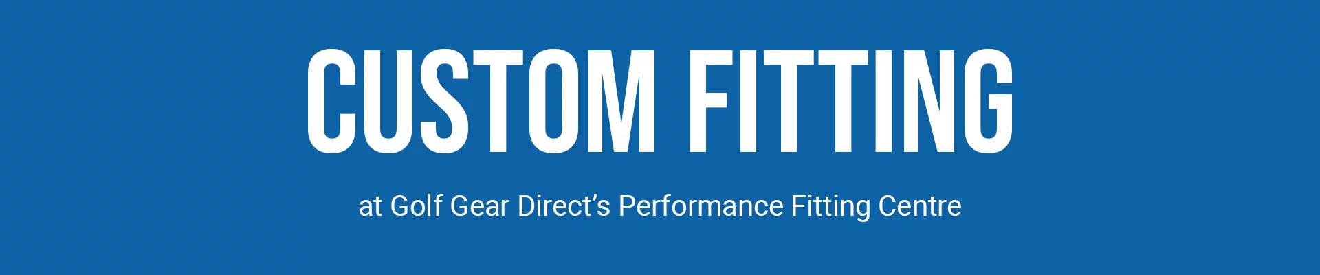 Custom Fitting Banner
