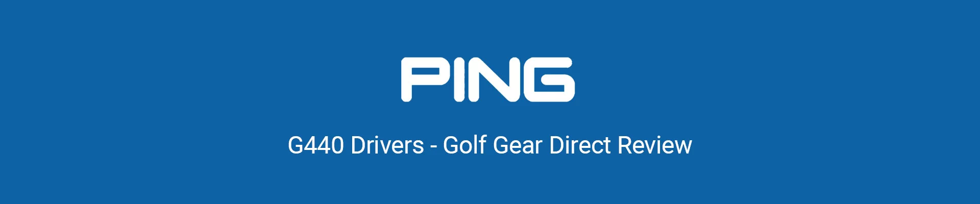 PING G440 Drivers Header