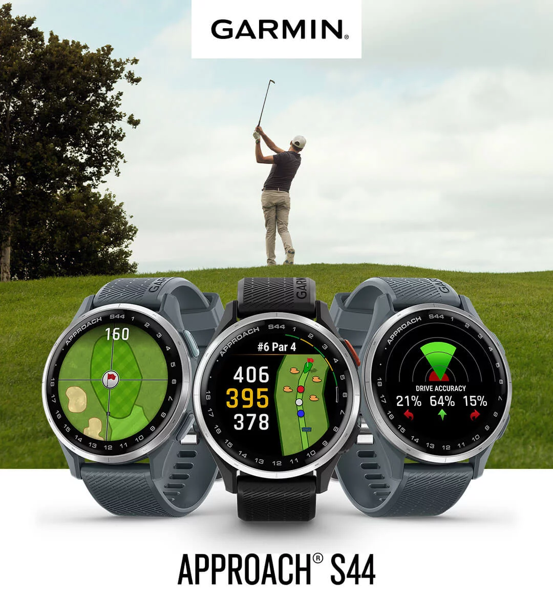Garmin S44 GPS Banner