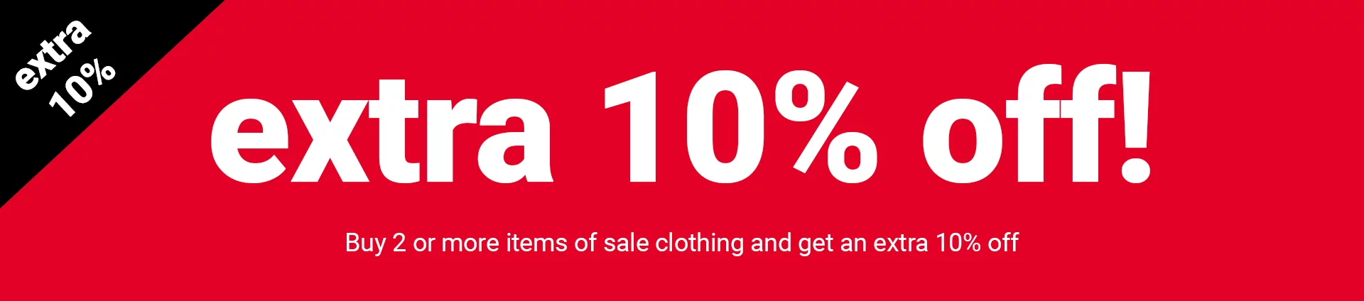 Extra 10% Off Sasle Clothing