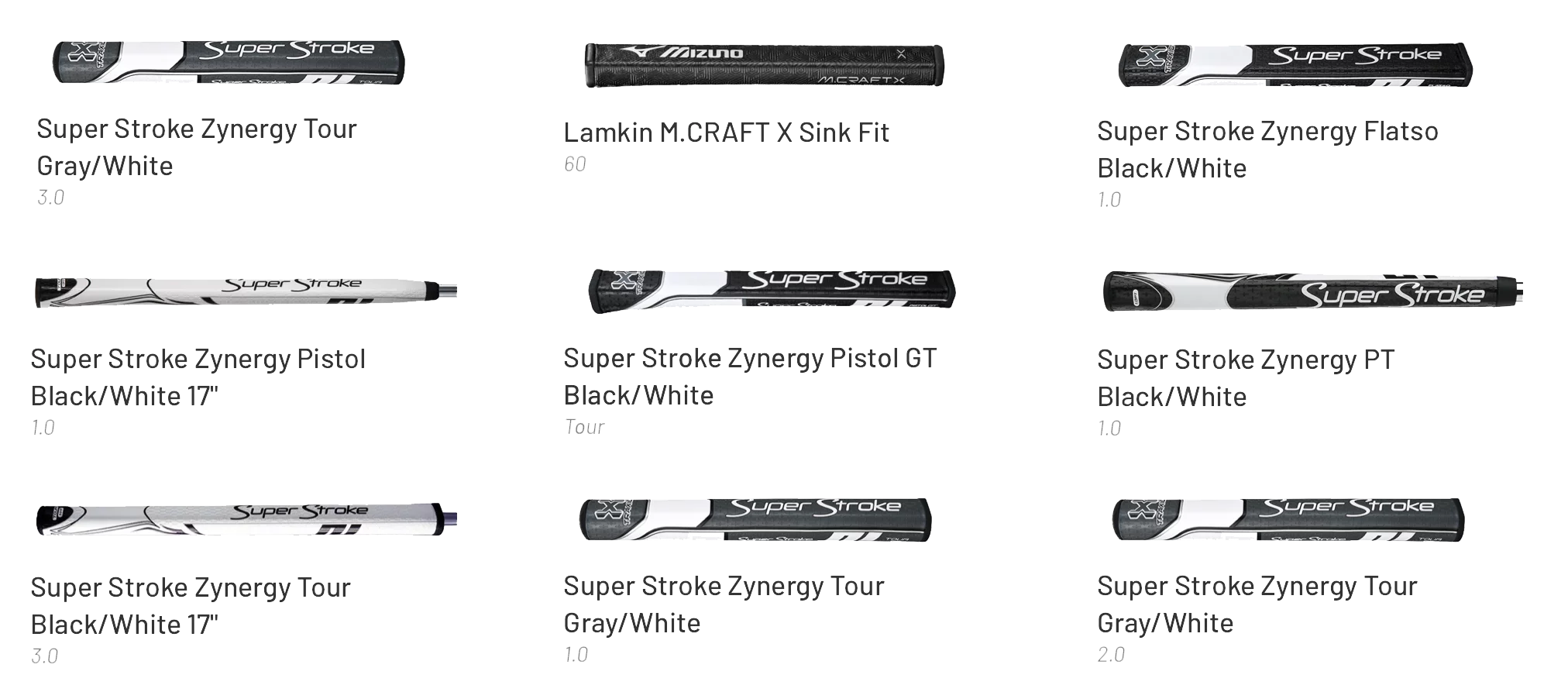 Mizuno M-Craft Custom Grips
