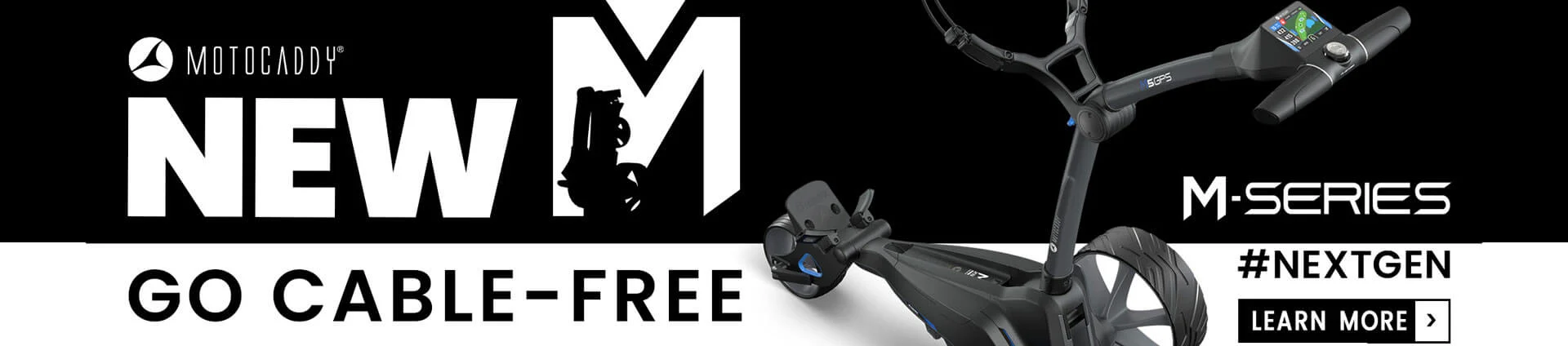 Motocaddy ME Remote Banner