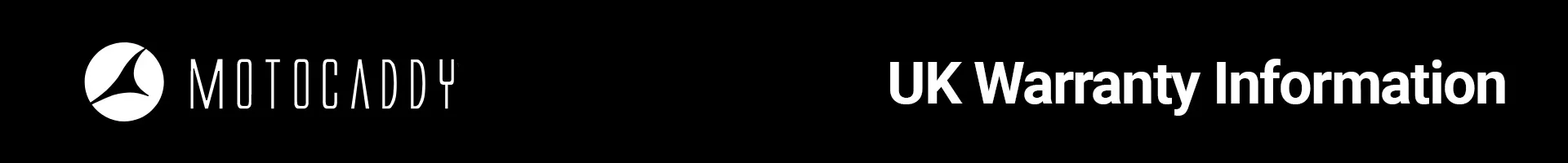 Motocaddy Warranty